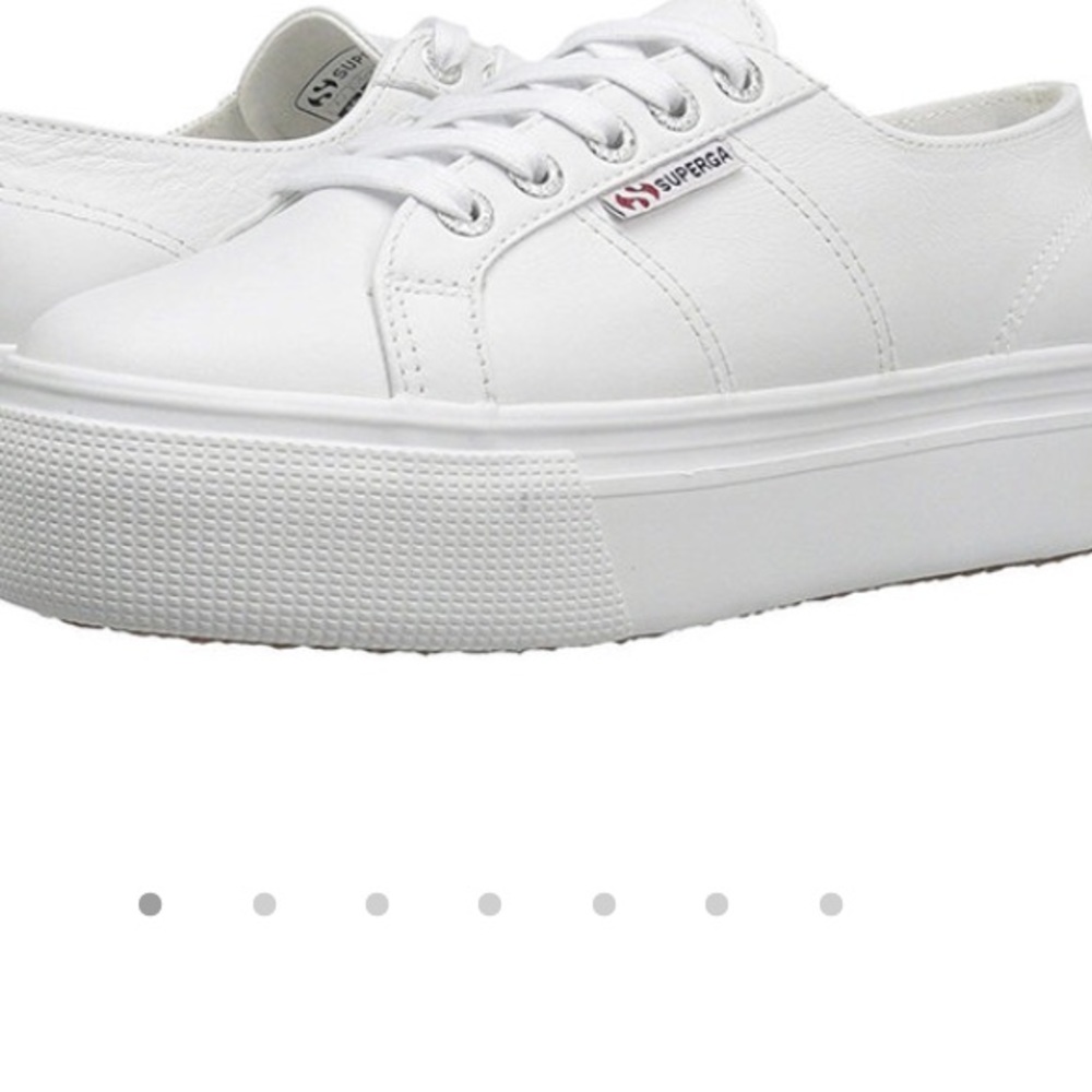 Superga Platform Leather Sneaker